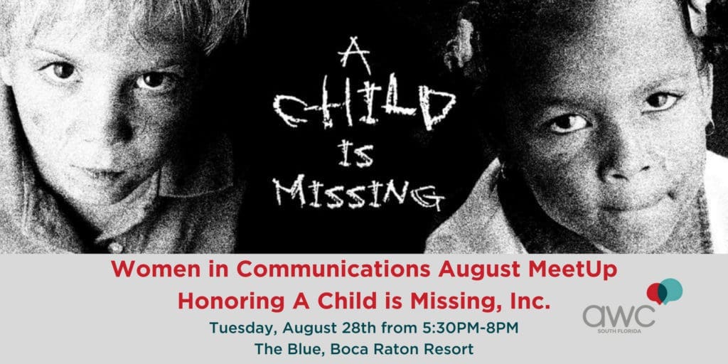 A Child Is Missing, Inc. honored by Women in Communications South Florida