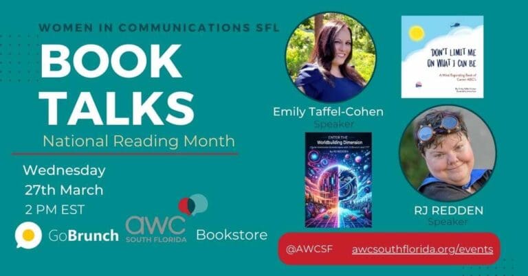 Book Reading & author event: National Book Month: Virtual Author Readings & AWCSF Bookstore Experiential Experience.